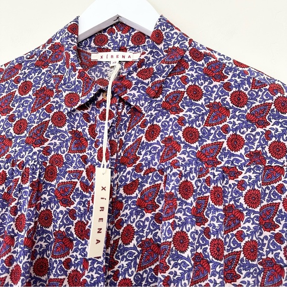 XiRENA Grady Romper Nichols Floral Cotton Belted - Picture 8 of 14